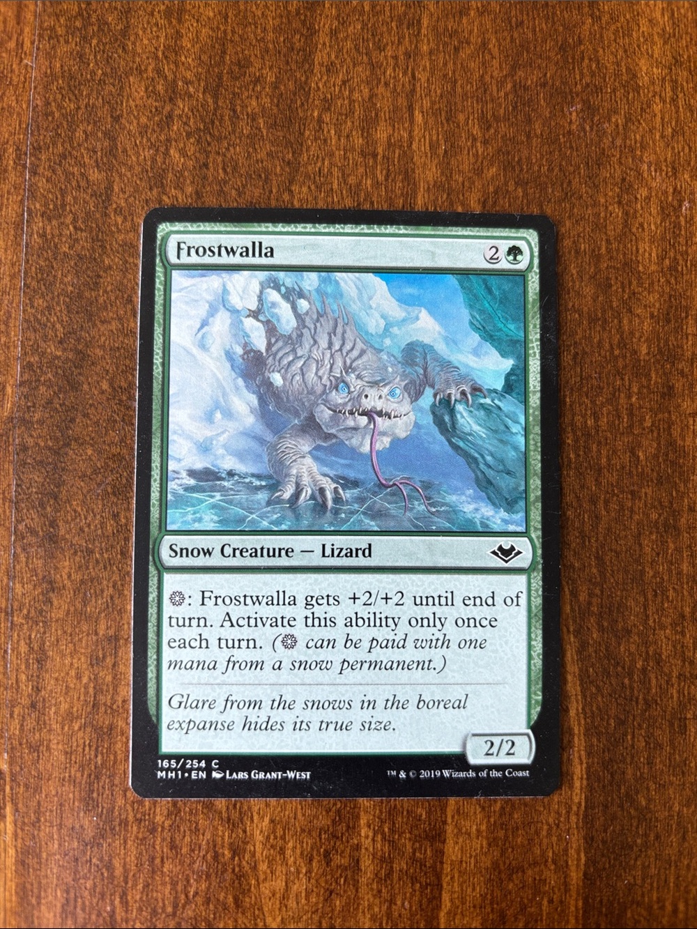 Magic the gathering Frostwalla Snow Creature Card